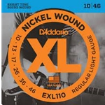 D'Addario EXL110 Nickel Wound Guitar Strings, Regular Light, 10-46
