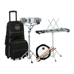 Mapex Percussion Kit, Snare Drum/Bell, Rolling Bag