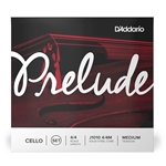 D'Addario Prelude Cello Strings - Medium 4/4, Full Set