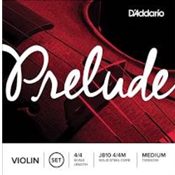 D'Addario Prelude Violin Strings - 4/4 Med., Full Set