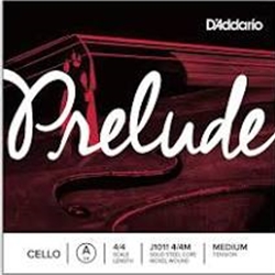 D'Addario Prelude Cello Strings - Medium 4/4, Full Set