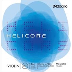 D'Addario Helicore Violin Strings - 4/4 Med., Full Set